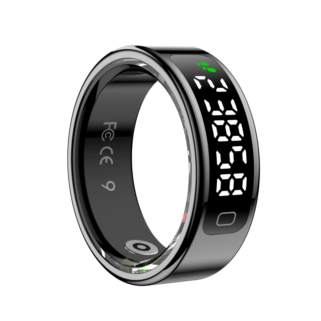 ORVIX Smart Ring JT11+ negro y plata
