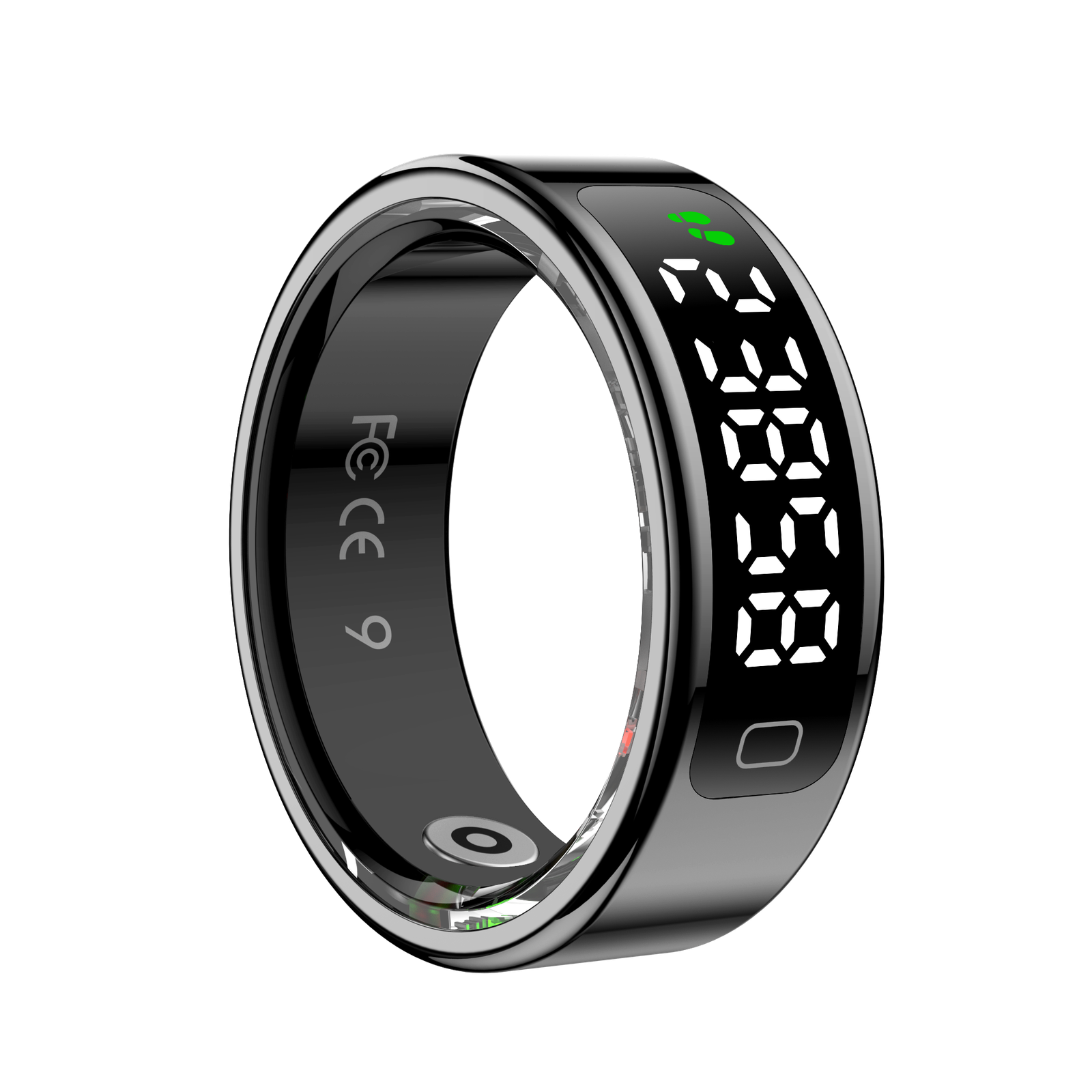 ORVIX Smart Ring JT11+ negro y plata